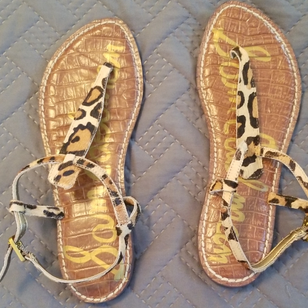 Sam Edelman leopard sandles